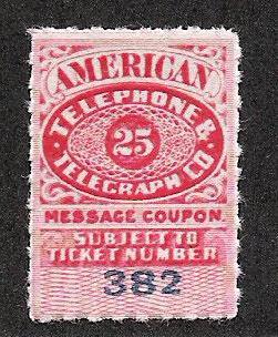 25 cent - American Telephone and Telegraph 1906 - mint NG