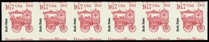 United States #2261a Mint nh superb  line strips of 6 Cat$125 1988, 16.7¢ Po...