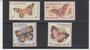 Laos Scott # 101-103 C46. Butterflies issue MNH Cat.$24.25