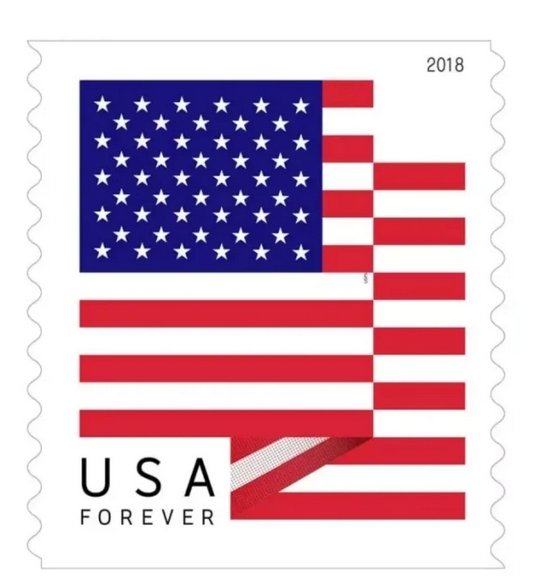 2018 flag forever stamps 1 Roll 100pcs