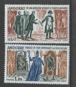 Andorra - French 159-60  MLH