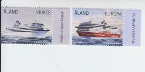 2014 Aland Anastasia Passenger Ferries (Scott 351-2) MNH