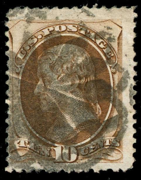 momen: US Stamps #161 Used Weiss GE-EP4 NYFM Cancel