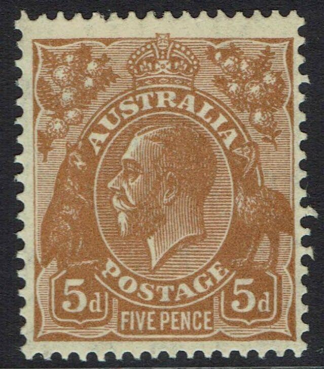 AUSTRALIA 1931 KGV 5D MNH ** WMK C OF A 