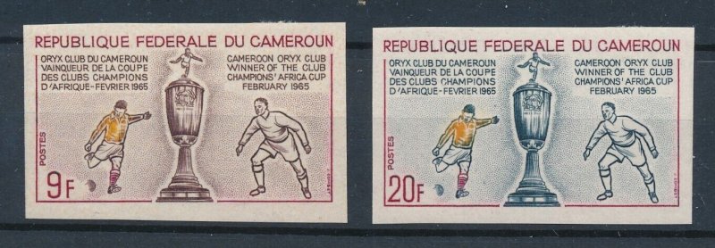 [112810] Cameroon Cameroun 1965 Football soccer Africa Cup Imperforated MNH