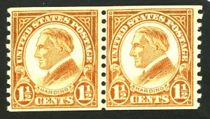 U.S. #686 MINT PAIR OG LH