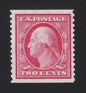 US #388 1910-11 Carmine Wmk 190 Perf 12 Vert Mint NG F-VF SCV $1400