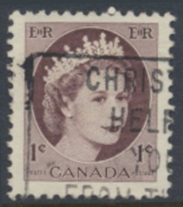  Canada  Sc# 337  Used QE II 1954 see details  / scans