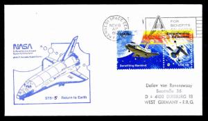 1982 COLUMBIA STS-5 RETURN TO EARTH - KENNEDY SPACE CENTER, FL (ESP#2713)
