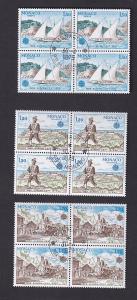 Monaco  #1178-1180  cancelled 1979  in blocks of 4  Europa  first train arrival