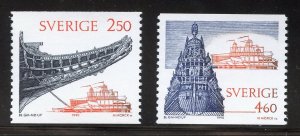 Sweden 1829-30 MNH, Wasa Nautical Museum Set from 1990.