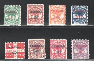 Samoa, Scott #31-38  VF, Unused, Complete Set, CV $23.75 ..... 5480042