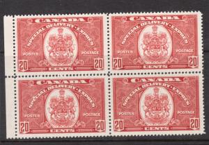 Canada #E8 VF Mint Block