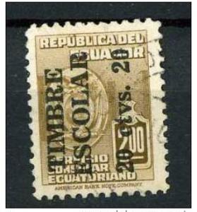 Ecuador 1951 - Scott RA61 used - 20c on 2s, Consul service