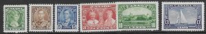 Canada 211-16    1935  set 6   VF  Mint  Hinged