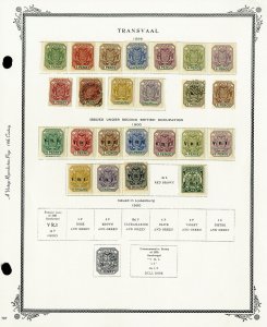 Transvaal Clean Mint 1800s to 1906 Stamp Collection