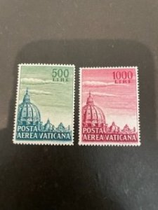 Vatican City sc C33,C34a MNH wmk 235