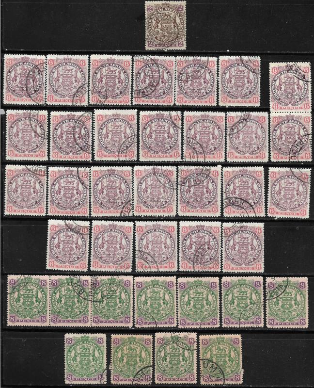 COLLECTION LOT 246 RHODESIA SOUTHERN NORTHERN NYASALAND 6 SCAN