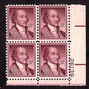 1046 Mint,OG,NH... Plate Block of 4... SCV $2.75