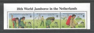 1995 Nevis Boy Scout Jamboree Netherlands strip