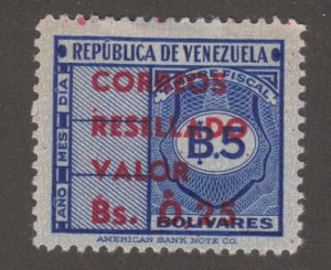 Venezuela 881 Revenue Stamps O/P 1965