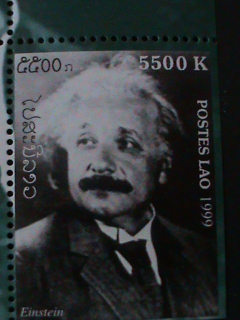 ​LAOS- 1999-FAMOUS SCIENTIST-EMSTEIN S/S MNH VF-LAST ONE WE SHIP TO WORLWIDED