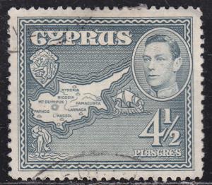 Cyprus 149 Map of Cyprus 1938