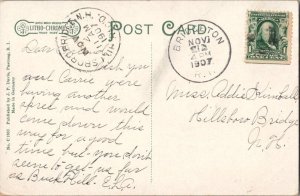 United States Rhode Island Bridgeton 1907 cork killer  1893-1943  PC.