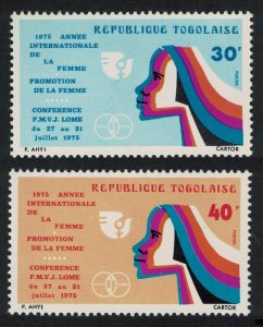 Togo Intl Women's Year 2v 1975 MNH SC#914-915 SG#1094-1095