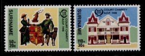 Surinam B344-5 MNH Ancient order of Foresters Court Charity, Architecture