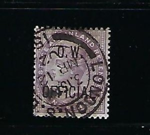 GREAT BRITAIN SCOTT #O45 1896 OFFICE OF WORKS 1P (LILAC) - USED