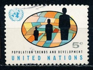 United Nations - New York #152 Single Used