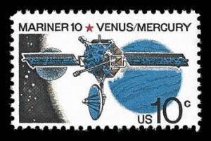 PCBstamps   US #1557 10c Space Mariner 10, MNH, (36)