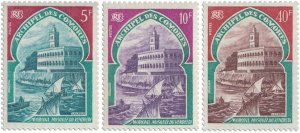 COMOROS - 1970 - Friday Mosque, Moroni - Perf 3v Set - Mint Never Hinged