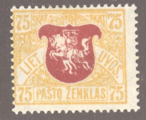 Lithuania, Scott #46, MH