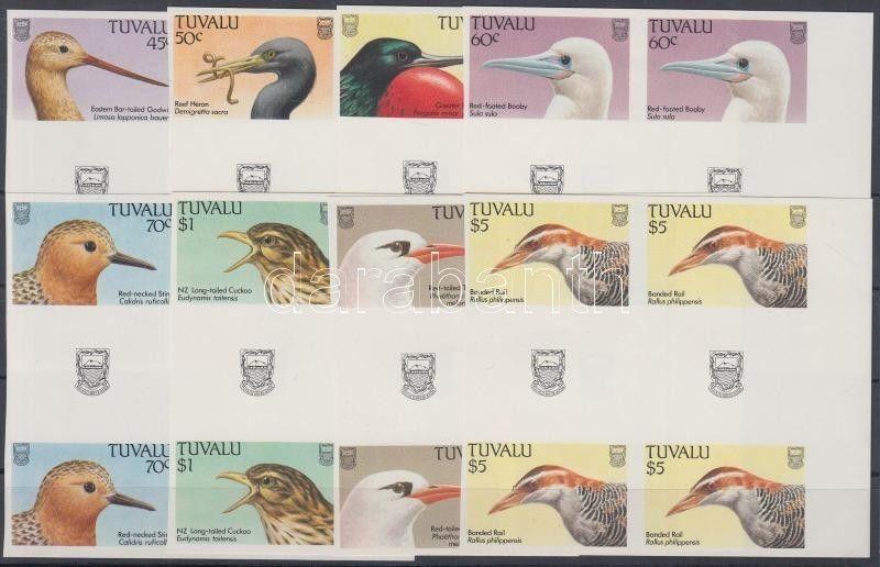 Tuvalu stamp Birds blocks of 4 Imperforated MNH 1988 Mi 489-504 WS137175