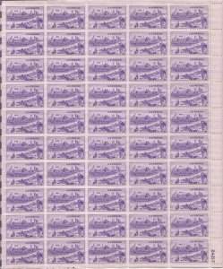 US Stamp - 1950 Kansas City Centennial - 50 Stamp Sheet #994