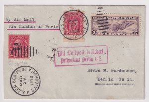 New York, NY to Berlin, Germany 1930 via S.S. Europa U.S.-German Seapost (HS927)