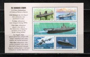 3373 - 3377b * THE SUBMARINE STAMPS ~SUBMARINES *   SET OF 5 MNH  (2)