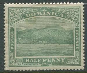 Dominica -Scott 35 - KEVII Definitive Issue -1907 - MLH - Single 1/2p Stamp