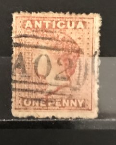 Antigua 1867 #3(1of3), Used, CV $32.50