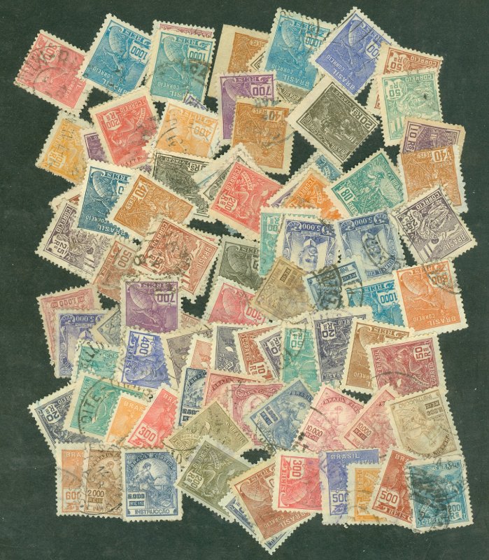 selection Brazil 1918-1940 87 different watermarks not checked