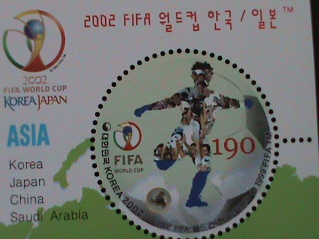 ​KOREA-2002 FIFA WORLD CUP SOCCER-JAPAN & KOREA MNH S/S-VERY FINE
