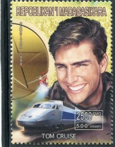 Malagasy 1999 AMERICAN Cinema Tom Cruise 1 value Perforated Mint (NH)