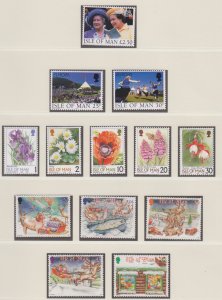 Isle of Man 1998 Year set 40v + 2M/Sheet - U/Mint