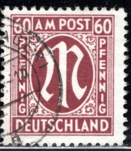 Germany AM Post Scott # 3N18, used