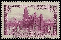 IVORY COAST   #127 USED (1)