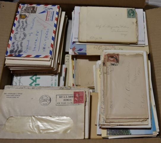 Doyle's_Stamps: Box Lot of Miscellaneous 19th/20th Century Covers & Used Stamps