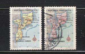 Mozambique 387-88 Maps