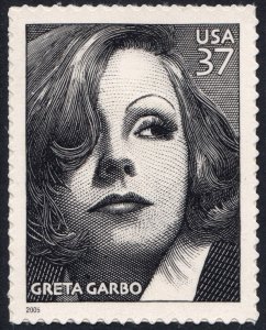 SC#3943 37¢ Greta Garbo Single (2005) SA